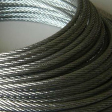Канат нержавеющий без покрытия 9.5 мм 12Х18Н9Т , 12Х18Н10Т , AISI 304 ГОСТ 2172-80 авиационный двойной свивки