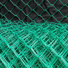 Сетка Рабица 15x15x2 мм в рулоне 3x10 м с полимерным покрытием
